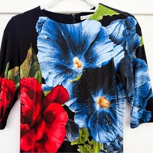 Alice + Olivia, Delora Crew Neck Midi Dress, Sz 6